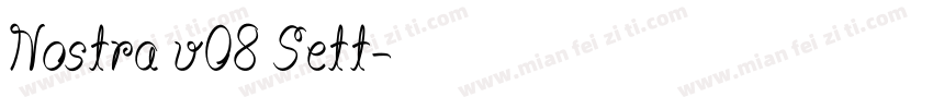 Nostra v08 Sett字体转换